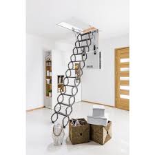 The capacity is also another factor that. Fakro Lst 9 Ft 2 In 30 In X 54 In Insulated Steel Scissor Attic Ladder With 350 Lbs Maximum Load Capacity Not Rated 66877 The Home Depot