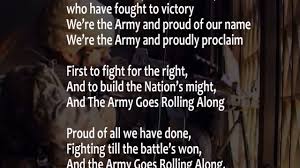 Watch official video, print or download text in pdf. The Army Song With Lyrics Performed By The United States Army Band Youtube
