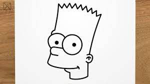 Na escrita inventada as crianças: How To Draw Bart Simpson Step By Step Easy Youtube