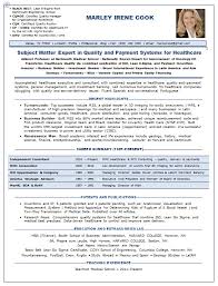 resume samples consultant healthcare