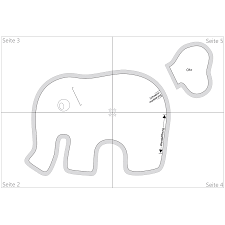 Dabei müssen sie beachten, dass fast alle drucker immer einen weißen rand mitdrucken. Guru Pintar 15cm Grosse Manchen Zum Ausdrucken Elefantos Sitzkissen Initiative Handarbeit Die Evolutionsbiologen Fanden Nur Bei Manchen Affenarten Einen Drang Zum Sammeln