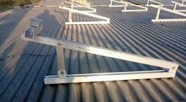 Solar Tin Shed Structure | Solar roofing clamp | SSP India