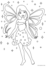Make a coloring book with fairy realistic for one click. Free Printable Fairy Coloring Pages For Kids