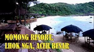 Pantai momong belum banyak dituturkan pelancong. Eky Momong Resort Lhok Nga Aceh Besar Youtube
