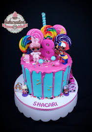 Doll birthday cake funny birthday cakes 6th birthday parties 7th birthday surprise birthday birthday ideas shopkins birthday cake totally love the colours on this lol surprise dolls cake and that sprinkle mix round the base from @shirebakery complete with lotsa lollies and more sprinkles! Lol Dolls Theme Birthday Cake Happy Bakecreations By Lili Facebook