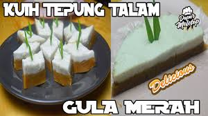 Kualitas tepung gandum ini memang yang terbaik dan tidak. Kuih Tepung Talam Gula Merah Suri Hati By Dapur Meletop Channel Youtube