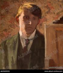 Portrait of the Artist, 1906 By Spencer Frederick Gore (d. 1914),  Self-Portrait, Art Movement, Post-Impressionism.
