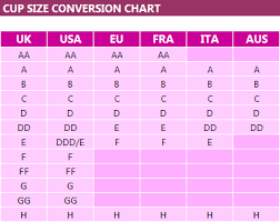 size guides underwear conversion charts flowerbags