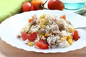 Salade De Riz Aux Legumes Et Des De Jambon Recette Salade De Riz Recette Salade De Riz Riz Tomate