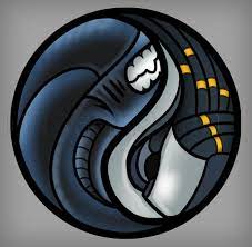 How To Draw Alien Vs Predator Yin Yang, Step By Step, Drawing Guide, By  Dawn - Dragoart