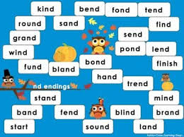 Ending Blends Games With Ft Lf Lp Lt Mp Nd Nk Nt Sk St Literacy Games Games Esl Teaching