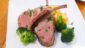 Sous Vide Rack Of Lamb With Garlic Herbs