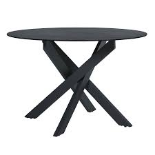 The focal point of any dining room, our solid oak dining tables are made of the highest quality natural oak. Remi 120cm Round Dining Table 4 Dark Grey Faux Leather Toby Chairs