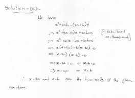 Rd Sharma Class 10 Solutions Chapter 8 Quadratic Equations Ex 8 3 Q36 Quadratics Quadratic Equation Equations