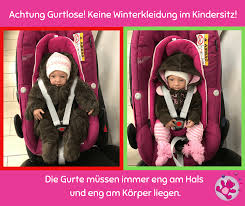 Demnach müssen kinder bis zwölf jahre und 1,50 m körpergrösse in zugelassenen rückhalteeinrichtungen sitzen. Winterjacke Schneeanzug Im Kindersitz Das Passiert Bei Einem Unfall