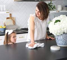Stunning as they are striking, black tiles make an impact on design. Our Black Honed Granite Kitchen Countertops Emily A Clark