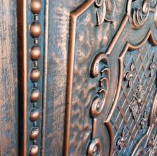 For more information on the ceiling tiles featured in this video go to: Td04 Graphite Gold Faux Tin Glue Up Drop In Ceiling Tile Great For Diy Projects 3d Wall Paneling Easy To Install Pvc Panels Antique Vintage Look Ceiling Pack Of 10 2x2 Tiles