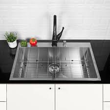 Look for a deep single or double kitchen sink. 25x22 Inch Single Drop In Kitchen Sinks Overstock 33667663