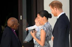 The video, which shows meghan reading archie the book duck! Prince Harry And Meghan S Baby Archie Makes Rare Public Appearance In South Africa Pbs Newshour