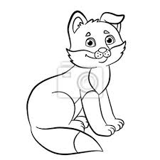 Maybe you would like to learn more about one of these? Malvorlagen Wilde Tiere Kleine Niedliche Baby Fuchs Lachelt Fototapete Fototapeten Schlau Schone Farbung Myloview De