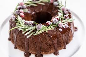 This chocolate gingerbread bundt cake smothered with rich chocolate glaze is perfect for christmas! Christmas Chocolate Bundt Cake With Chocolate Frosting Arina Photography