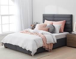 See more ideas about gray bedroom walls, home bedroom, home. Jackson Upholstered Bed Frame W Drawers Slate Grey Bedroom Furniture Forty Winks