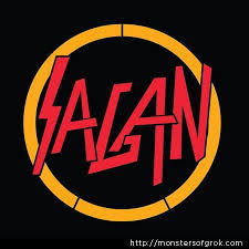 Praise Hail Sagan From A Series Of Scientist Parody T Shirts By Monsters Of Grok Geeky Humor Carl Sagan Sagan