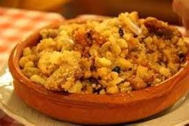 Migas aragonesas o migas del pastor - Receta casera tradicional | Receta |  Receta de miga, Migas de pan, Comida