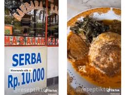 Harga nasi padang di madiun. Cuma Rp 10 000 Bisa Puas Makan Nasi Padang Di Sini