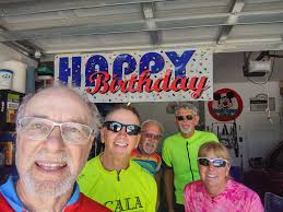 72-mile birthday bike ride around Lake Weir