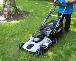 Image of batterypowered mower