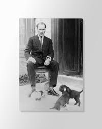 Ataturk Un Hayvan Sevgisi Hayvan Tablolar Kanvaslar