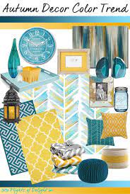 Autumn Decor Color Trend Teal Mustard Flights Of Delight Living Room Decor Gray Yellow Living Room Teal Living Rooms