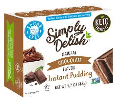 But keto dieters, in particular, report symptoms that can range in extremes from diarrhea to constipation. Amazon Com Simply Delish Natural Instant Chocolate Pudding Sugar Free Non Gmo Gluten Free Fat Free Vegan Keto Friendly 1 7 Oz Pack Of 6 Grocery Gourmet Food