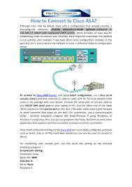 Let's see if we can configure a 2800 router. How To Connect To Cisco Asa