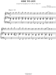 It has also been used in many popular movies like a clockwork orange, dead. Ode To Joy Sheet Music 82 Arrangements Available Instantly Musicnotes