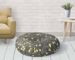 Yoga Floor Pillow Black Meditation Pouf Boho Home Decor Pfdp014 05 In 2020 Floor Pillows Decorative Floor Pillows Meditation Pillow
