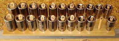 Simple wooden socket organizers diy this diy organizer is made to incorporate 2×6 dowels on a lumber canvas. Homemade Socket Racks Tool Storage Diy Socket Organizer Tool Wall Storage