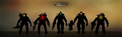 Bioshock 2 All Big Daddy Types All Big Daddys Bioshock Bioshock Art Bioshock Game