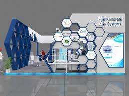 Exhibition Stall 3d Model 10 215 8 Mtr 3sides Open Krinovate Stand 3d Model Max 6 Exhibition Stall Exhibition Stand Design Exhibition Stall Design