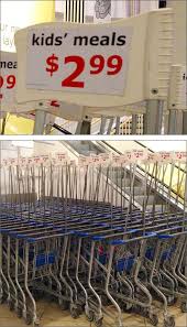 Shopping Cart Flags At Ikea Fixtures Close Up Shopping Cart Ikea Shopping