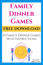 Family Games To Play At The Dinner Table In 2020 Family Games To Play Dinner Games Family Games