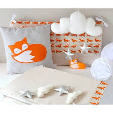 Deco Chambre Bebe Avec Renards Tour De Lit Personnalise Gigoteuse Coussin Chambre D Enfant Originale Fait Main En France