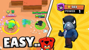 For more brawl stars, subscribe. Level 1 Crow Gets 500 Trophies From Showdown In Brawl Stars Youtube