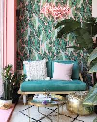 Deco Vert Salon Tropical Salon Retro Salon Colore Deco