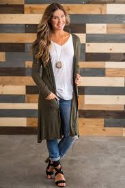 Lydia Duster Cardigan Olive Duster Cardigan Fall Green Cardigan Outfit Khaki Cardigan Outfit