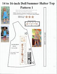 Free Sewing Pattern For 14 35 Cm Dolls Chellywood Com Crafts Doll Clothes Patterns Free American Girl Doll Clothes Patterns Clothes Sewing Patterns