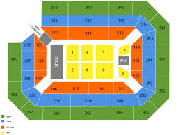 ryan center seating chart and tickets