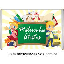 Para você que até consegue ler. Matriculas Abertas 120x80 Fac Signs