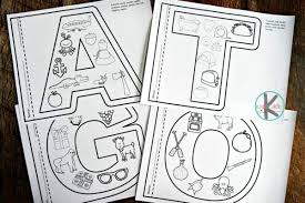 Help your preschooler learn the alphabet and practice letter a sounds all while having fun and coloring! Free Alphabet Coloring Pages